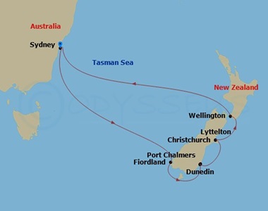 New Zealand | Carnival Cruise Line - Journeys | 10-Day - Carnival Splendor