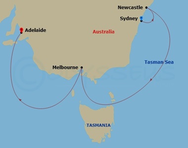Australia | Princess | Crown Princess - Southern Australia Explorer - 6 Nights